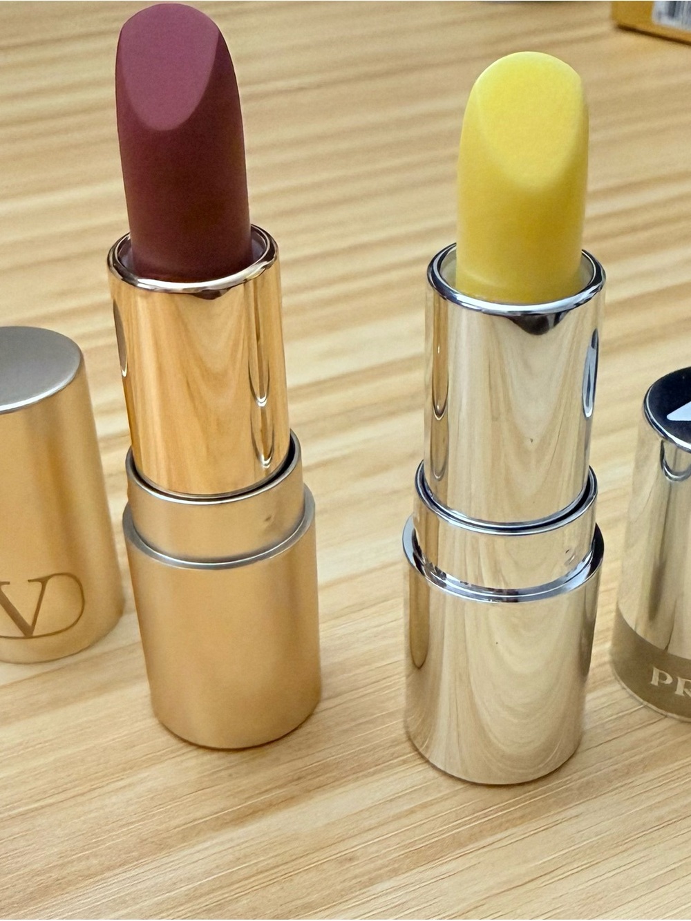 Prada + Valentino | Luxury Designer Lip Mini Duo
